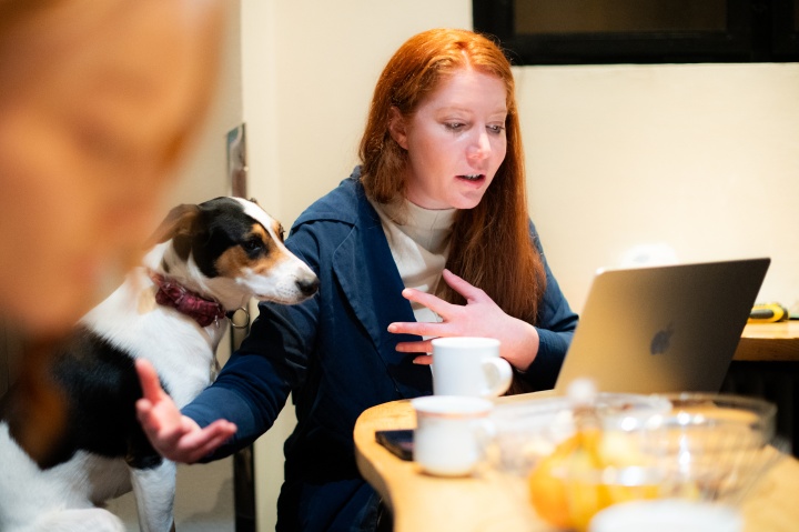 čtená zkouška inscenace Prádelna z&nbsp;Brooklynu (foto: Tereza Křenová)