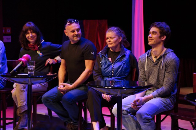 Michaela Pavlátová, Peter Serge Butko, Zuzana Bydžovská, Patrik Děrgel (foto: Michal Novák) Michaela Pavlátová, Peter Serge Butko, Zuzana Bydžovská, Patrik Děrgel (foto: Michal Novák)