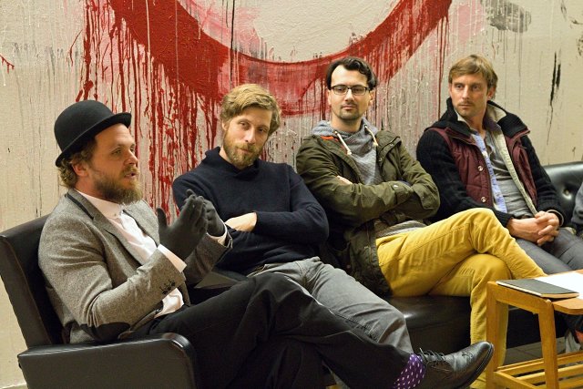 Rosťa Novák, Štěpán Kubišta, Ondřej Cihlář, Václav Kuneš (foto: Michal Novák) Rosťa Novák, Štěpán Kubišta, Ondřej Cihlář, Václav Kuneš (foto: Michal Novák)