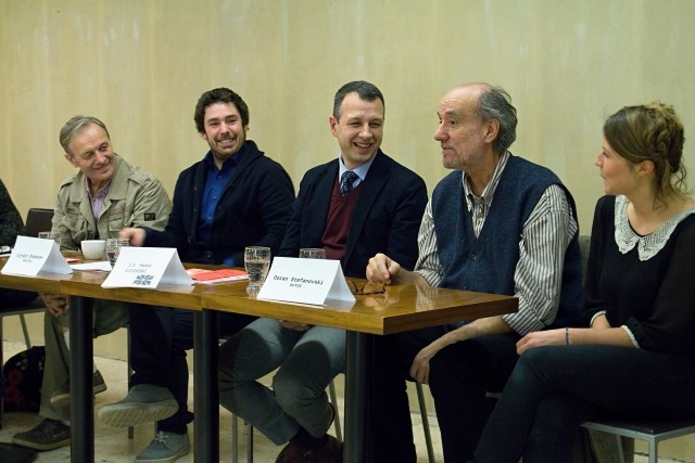 Jan Novotný, Vojtěch Štěpánek, J. E. Paskal Stojcheski, Goran Stefanovski (foto: Michal Novák) Jan Novotný, Vojtěch Štěpánek, J. E. Paskal Stojcheski, Goran Stefanovski (foto: Michal Novák)