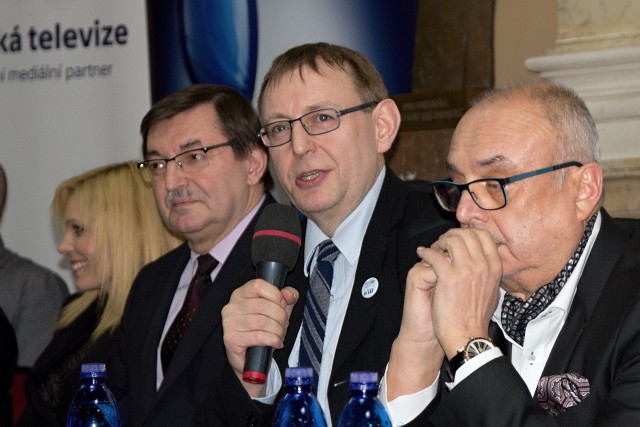 hovoří Jiří Hromada, prezident Herecké asociace (foto: Michal Novák)