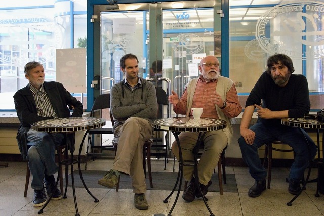 Jan Schmid, Petr Vršek, Arnošt Goldflam, Jaroslav Etlík (foto: Michal Novák)