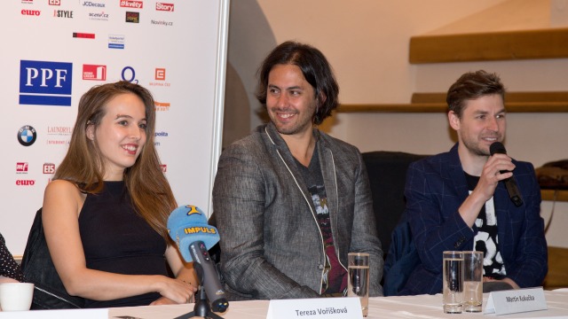 Tereza Voříšková, Martin Kukučka, Lukáš Trpišovský (foto: Michal Novák)