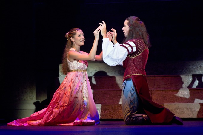 ze zkoušky muzikálu Romeo a&nbsp;Julie (foto: Michal Novák)