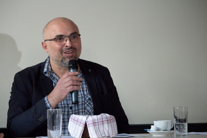 ředitel Divadla pod Palmovkou Michal Lang má opět důvod k úsměvu (foto: Michal Novák) ředitel Divadla pod Palmovkou Michal Lang má opět důvod k úsměvu (foto: Michal Novák)