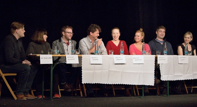 na tiskovém setkání v Branickém divadle (foto: Michal Novák) na tiskovém setkání v Branickém divadle (foto: Michal Novák)