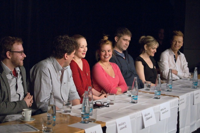 na tiskovém setkání v Branickém divadle (foto: Michal Novák)
