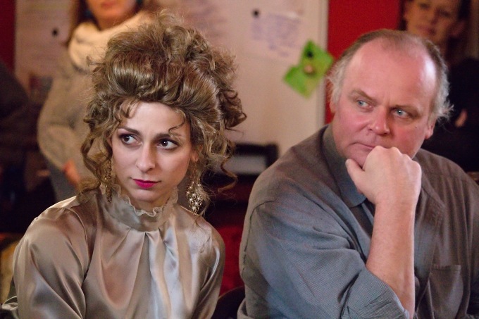 Barbora Mošnová (v kostýmu), Igor Bareš Barbora Mošnová (v kostýmu), Igor Bareš