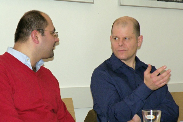 Christian O´Reilly (vpravo) s&nbsp;překladatelem