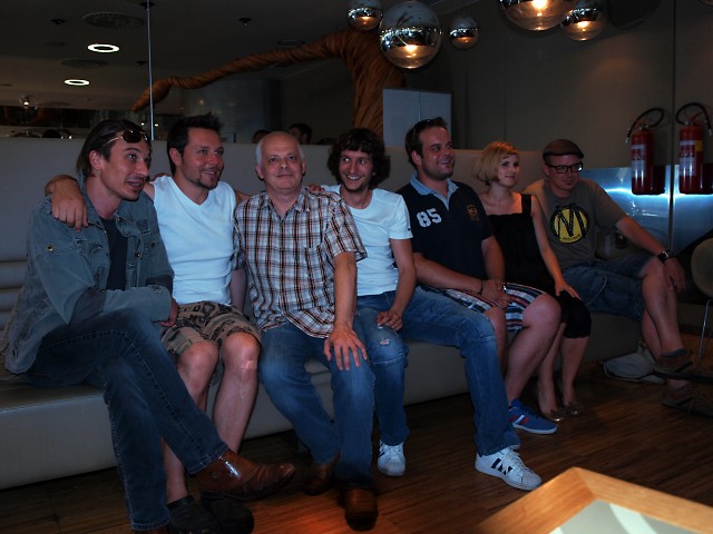 foto: Michal Novák Petr Bláha, Michal Slaný, Bob Klepl, Václav Jílek, Roman Štabrňák, Adéla Šotolová, Jan Jirků