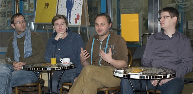 Daniel Šváb, Braňo Holiček, Jan Tošovský, Martin Kožíšek (foto: Michal Novák)