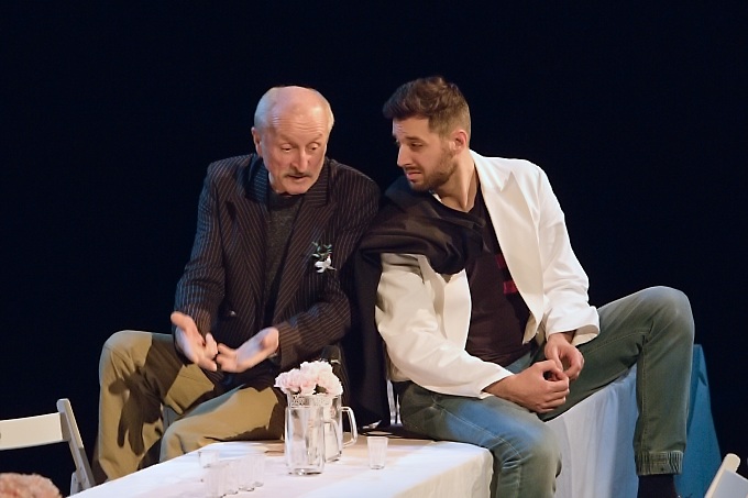 ze zkoušky inscenace - Oldřich Navrátil, Michal Maléř ze zkoušky inscenace - Oldřich Navrátil, Michal Maléř