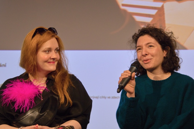 dramaturgyně festivalu Karolina Plicková a Anna Datiashvili